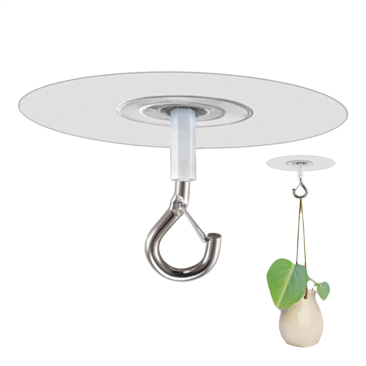 Adhesive Ceiling Hook – No-Drill Hook for Plants & Décor Adhesive Ceiling Hook SPOT