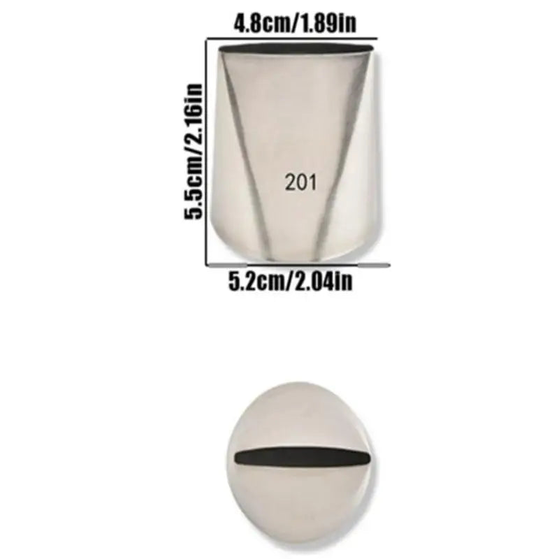 Stainless Steel Piping Nozzles – Cake & Cupcake Decor Tips Cake Decorating Tips SPOT A2