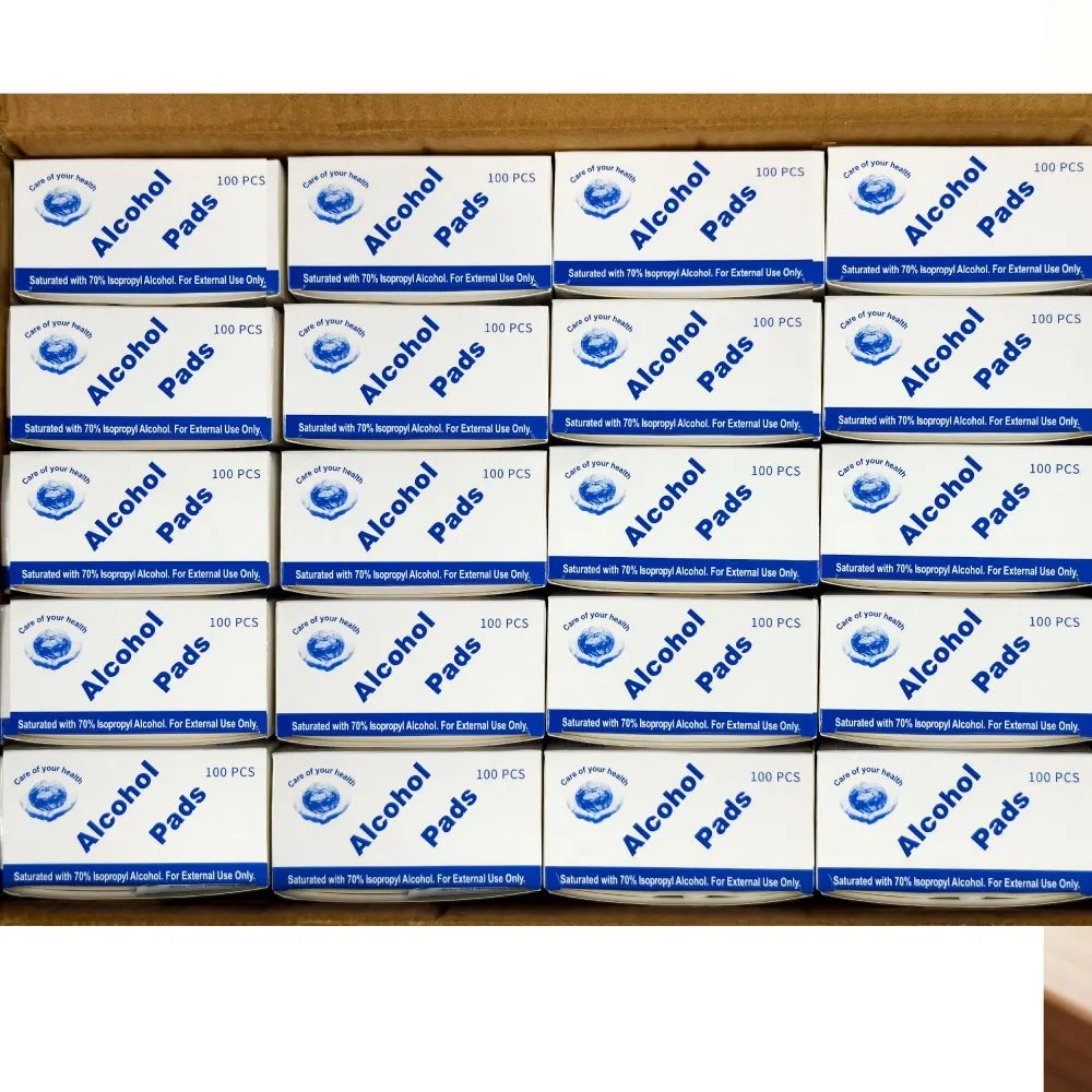500/1000-Pack 70% Isopropyl Alcohol Prep Pads – Individually Wrapped Alcohol Prep Pads SPOT