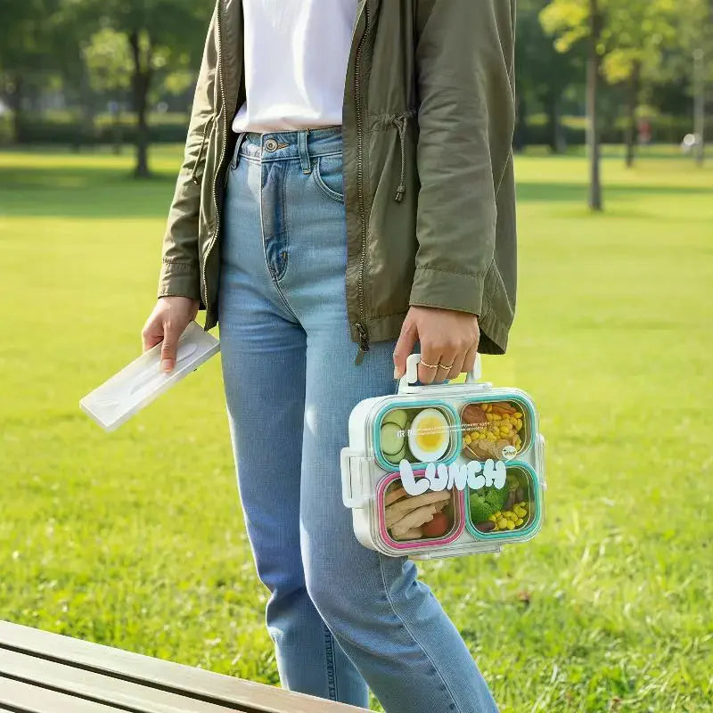 3-Compartment Stainless Steel Leakproof Bento Lunch Box Bento Lunch Box SPOT