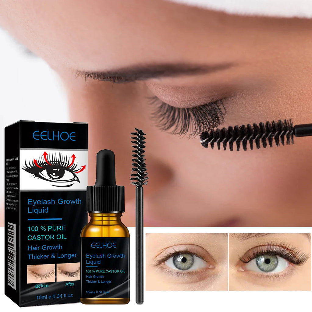 Eelhoe Castor Oil Eyebrow & Lash Growth Serum 10ml Brow & Lash Serum SPOT