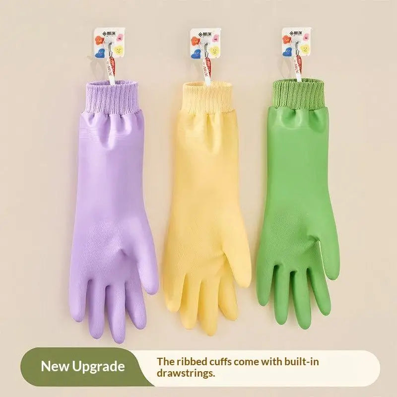 Waterproof Fleece-Lined Dishwashing Gloves – Warm & Durable Cleaning Gloves SPOT