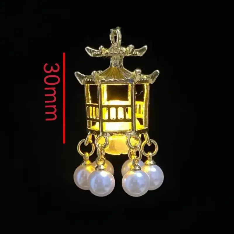 Glowing Lantern Fridge Magnet – Luminous Metal Kitchen Decor Decorative Fridge Magnet SPOT