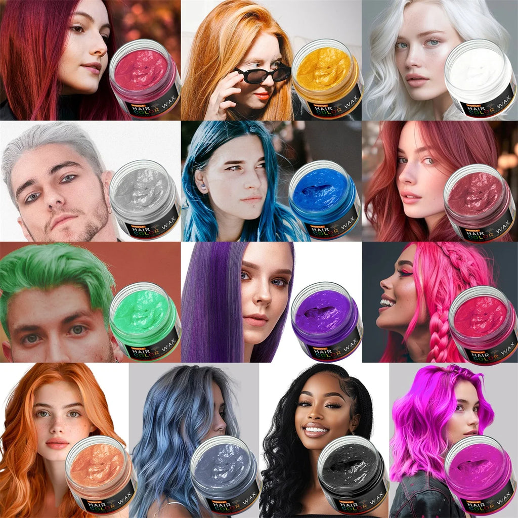 Goiple Temporary Hair Color Wax – Wash-Out Styling Dye Cream Temporary Hair Color Wax SPOT