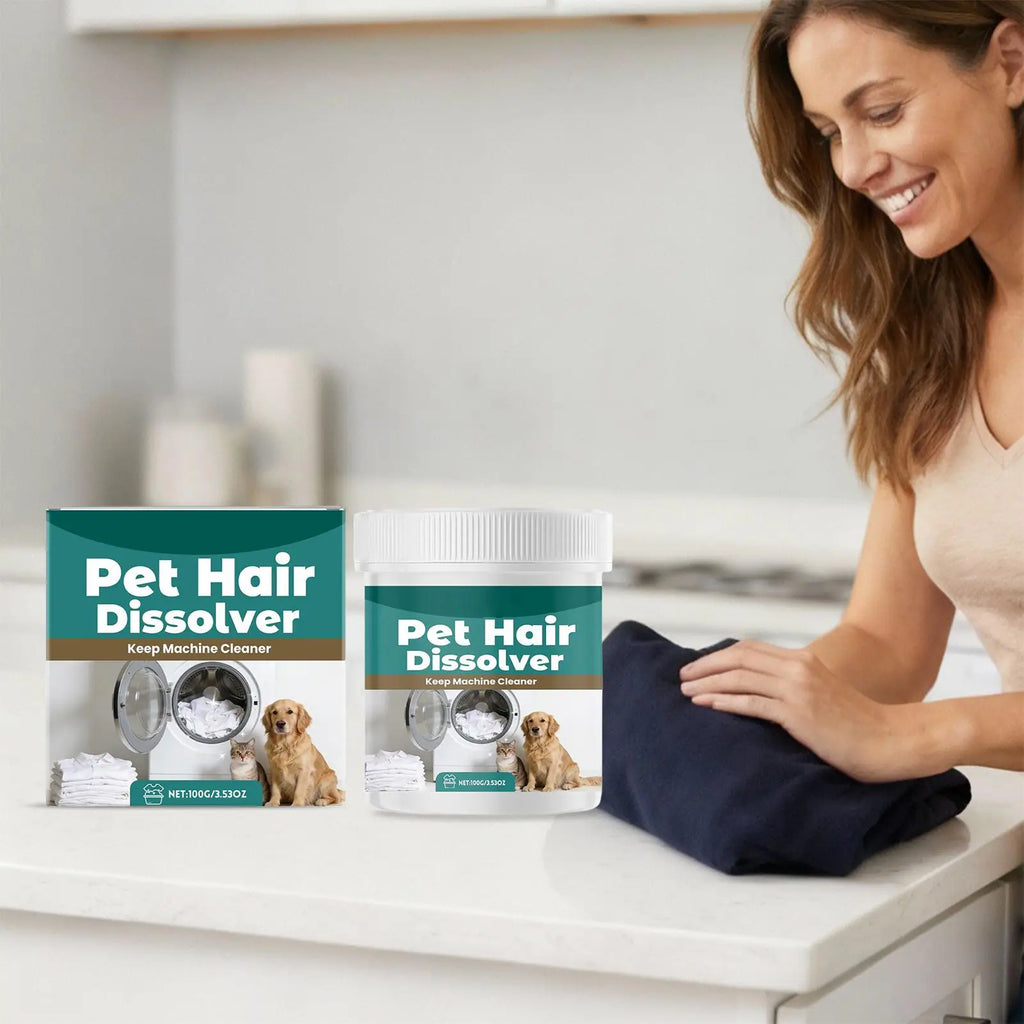 Pet Hair Dissolving Powder for Washing Machine – 100g Laundry Cleaning Powder SPOT