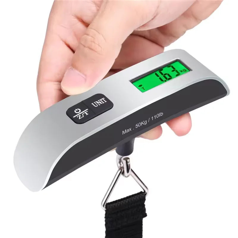 Digital Luggage Scale LCD Hanging Scale 110lb/50kg | Travel Digital Luggage Scale SPOT