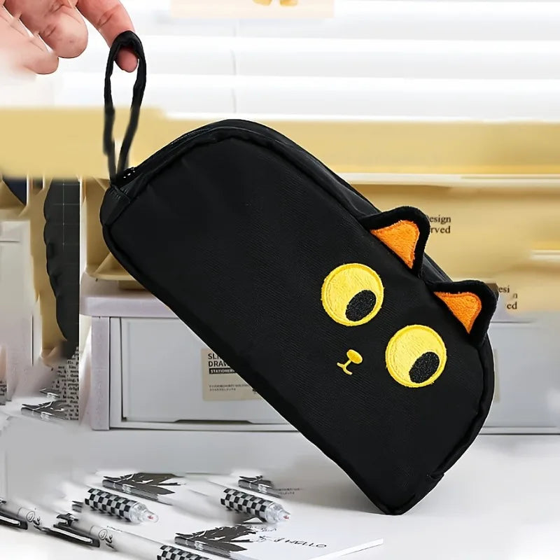 3D Black Cat Pencil Case – Large Capacity Pouch for Cat Lovers Pencil Case SPOT