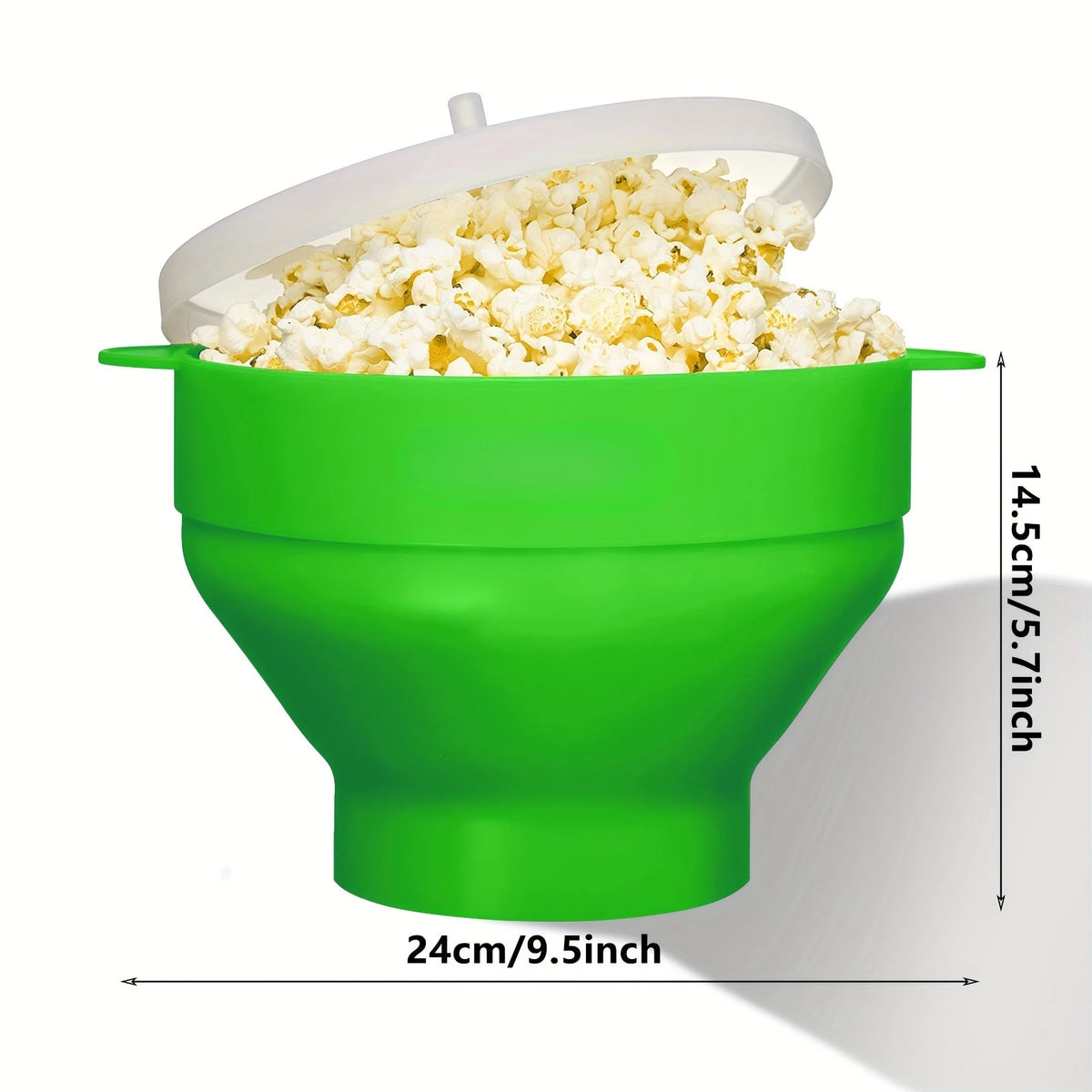 3L Foldable Silicone Microwave Popcorn Maker – BPA-Free Microwave Popcorn Maker SPOT