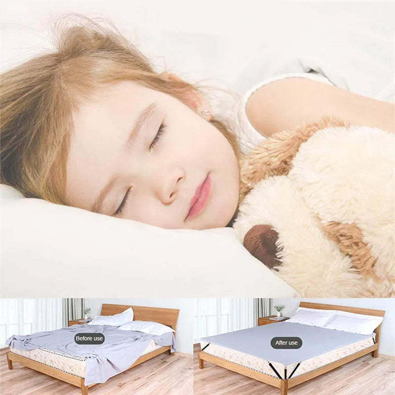 4-Pack Elastic Bed Sheet Grippers – Adjustable Sheet Clips Bed Sheet Grippers SPOT