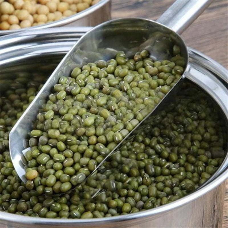 13-Inch Stainless Steel Food Scoop for Ice, Grain & Dry Goods Kitchen Food Scoop SPOT