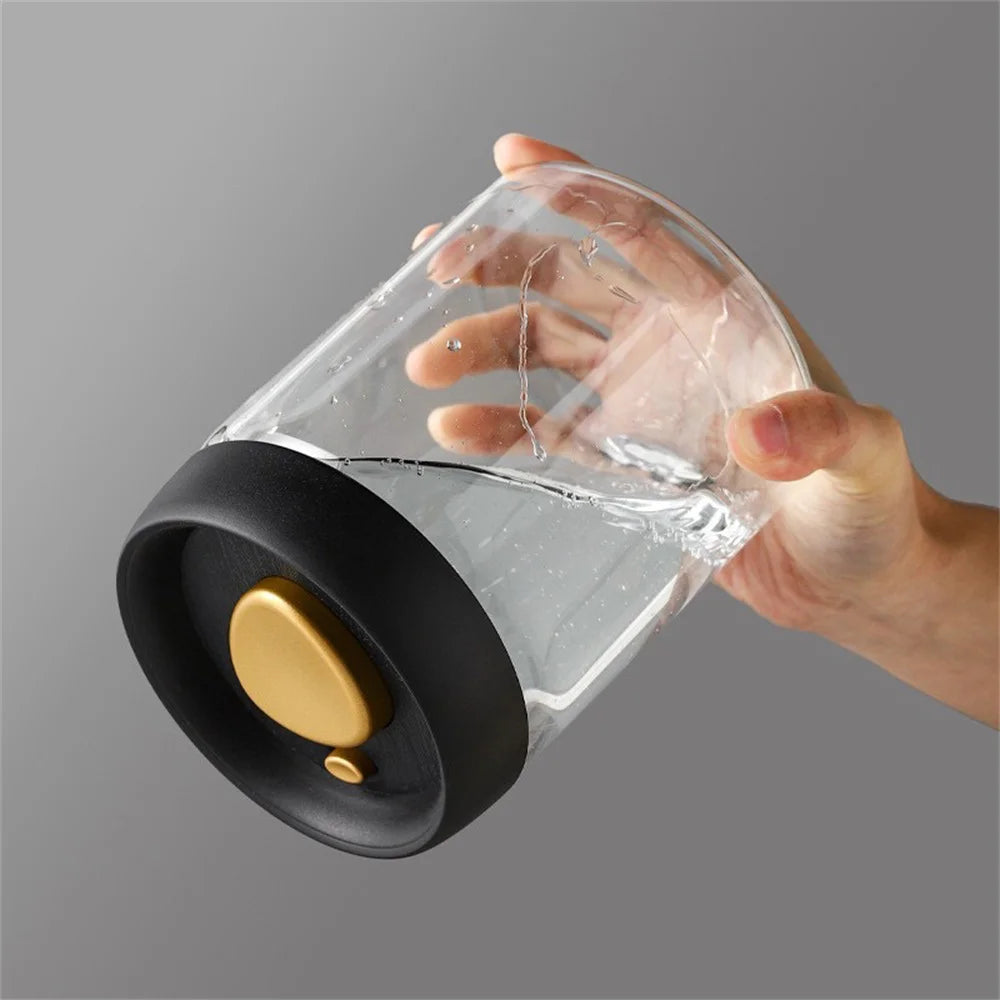 Glass Vacuum Sealed Storage Jar – Coffee Beans & Tea Glass Storage Jar SPOT