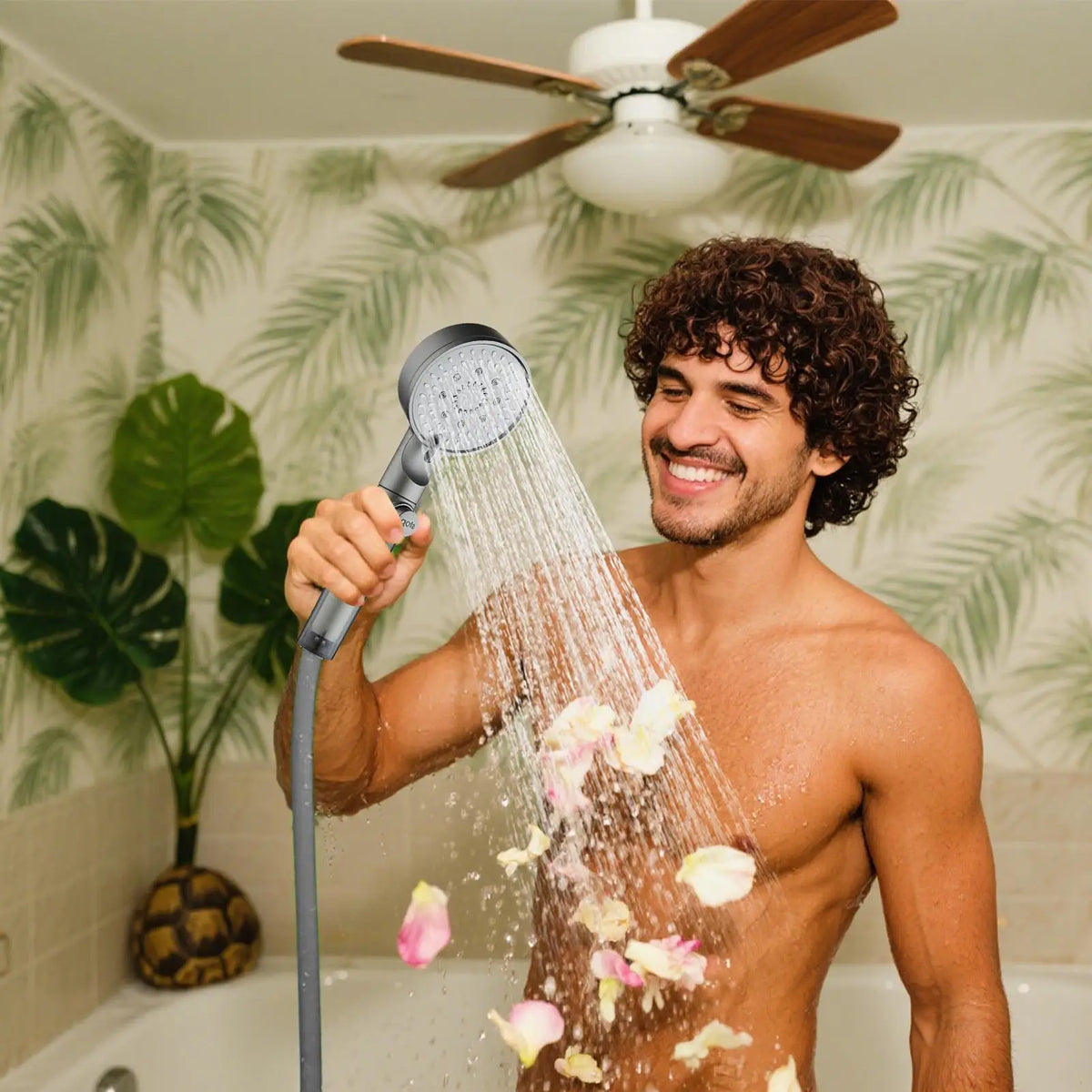5-Mode Filtered Shower Head | Hard Water Filter & High Pressure Filtered Shower Head SPOT