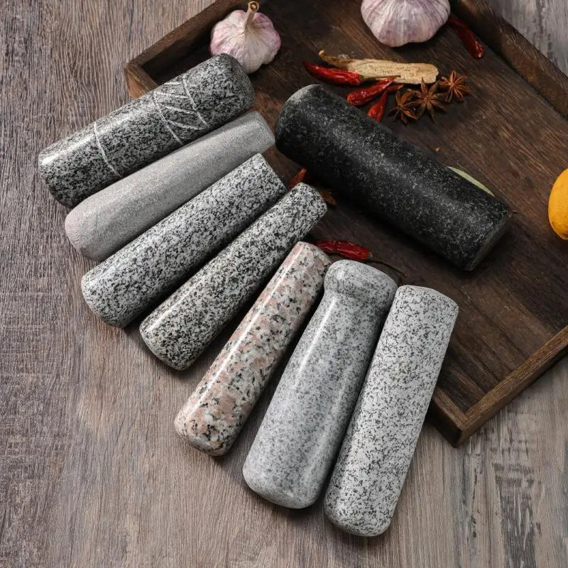 Natural Granite Pestle – Heavy-Duty Kitchen Grinding Tool Granite Pestle SPOT