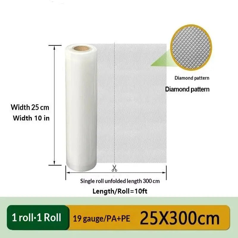 Vacuum Sealer Bags Roll – Microwave Safe & Food Grade Food Storage Bags SPOT A4