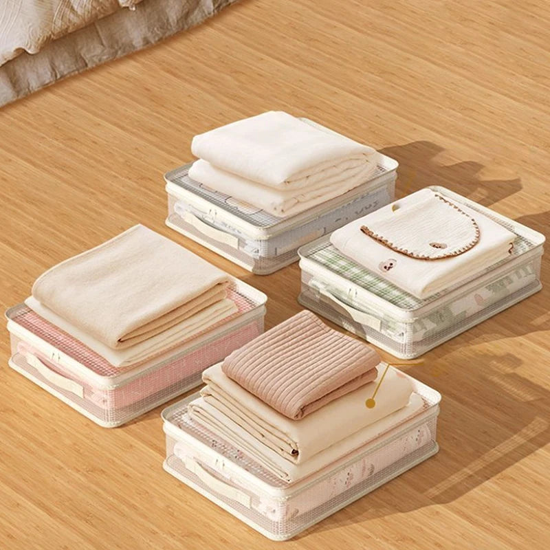 4-Pack Bedding Storage Bags – Dustproof & Mildew-Resistant Bedding Storage Bags SPOT