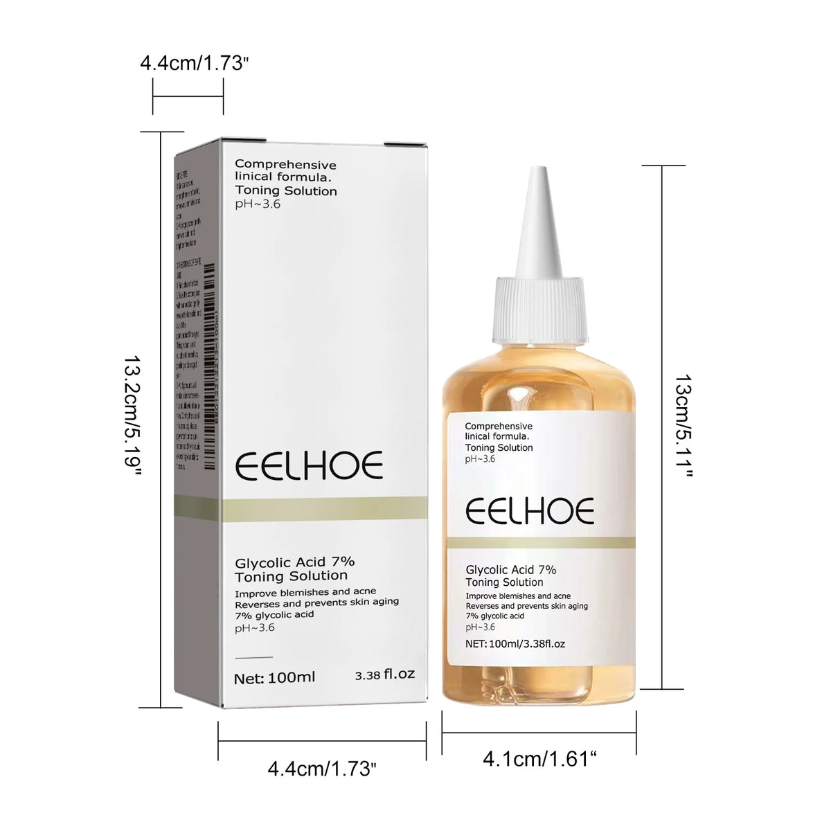 Eelhoe Glycolic Acid 7% Toner – Exfoliate, Brighten & Smooth Exfoliating Toner SPOT