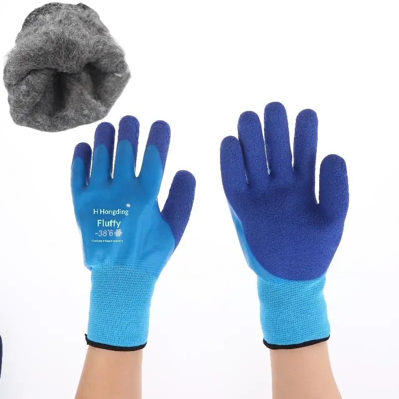 Waterproof Winter Work Gloves – Thermal Anti-Slip Grip Winter Work Gloves SPOT