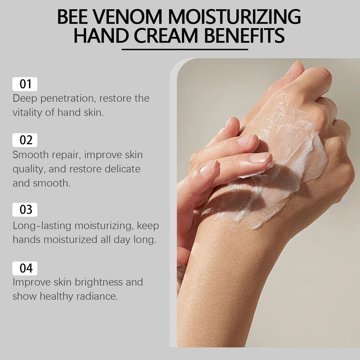 Hoygi Bee Venom Hand Cream – Moisturizing & Nourishing 100g Hand Cream SPOT