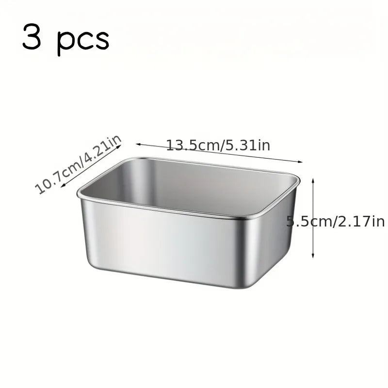 3-Piece Non-Stick Aluminum Baking Pan Set – Air Fryer & Oven Bakeware Pan Set SPOT 3pcs