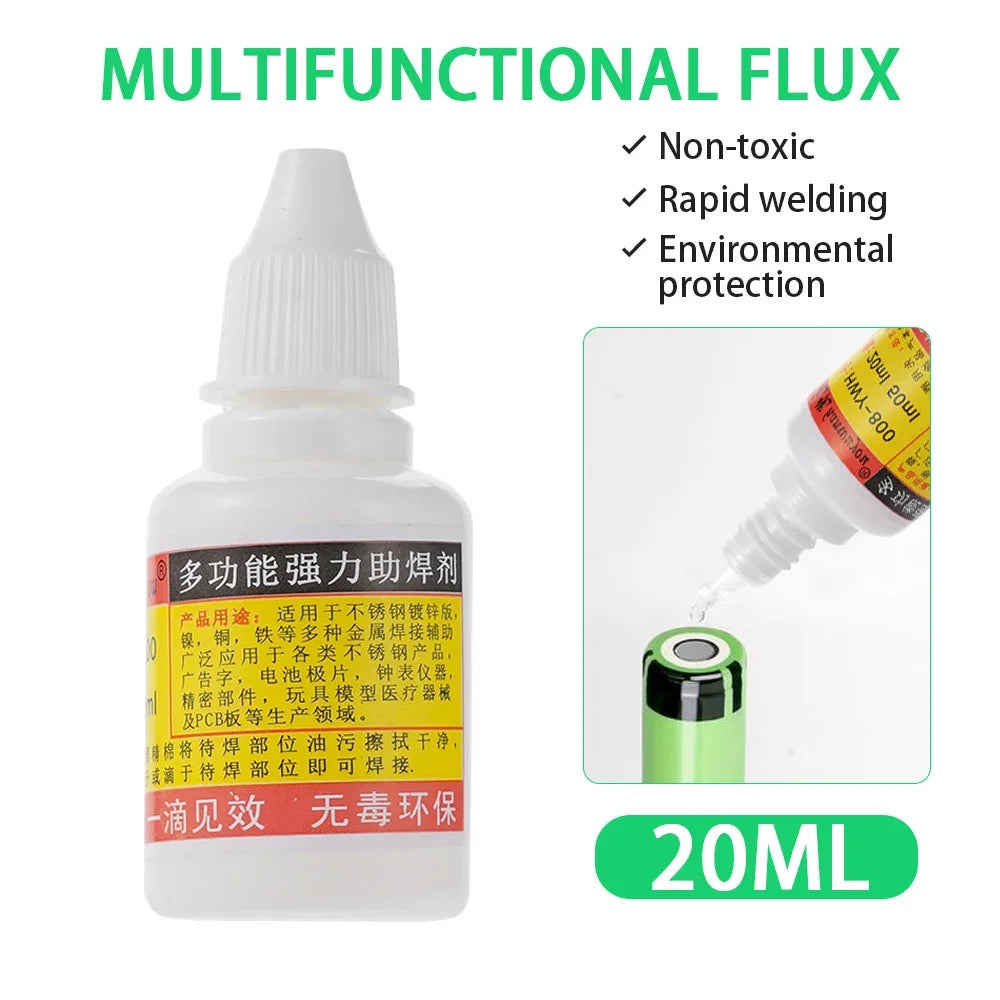 20ml Liquid Solder Flux – Stainless Steel & Metal Welding Soldering Flux SPOT