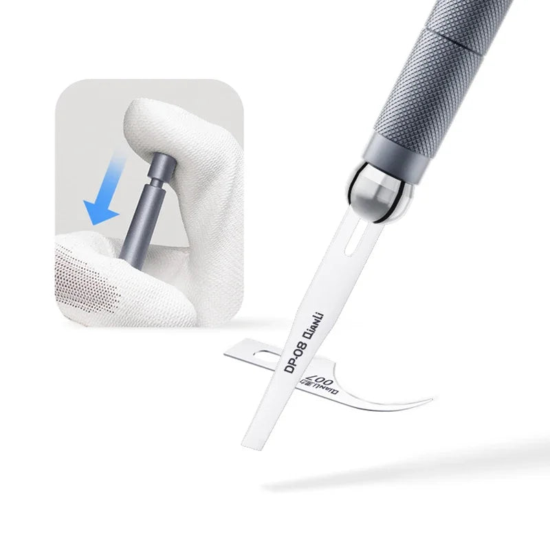 Non-Slip Metal Scalpel Knife Kit – Engraving, Carving & PCB Repair Craft Knife Kit SPOT