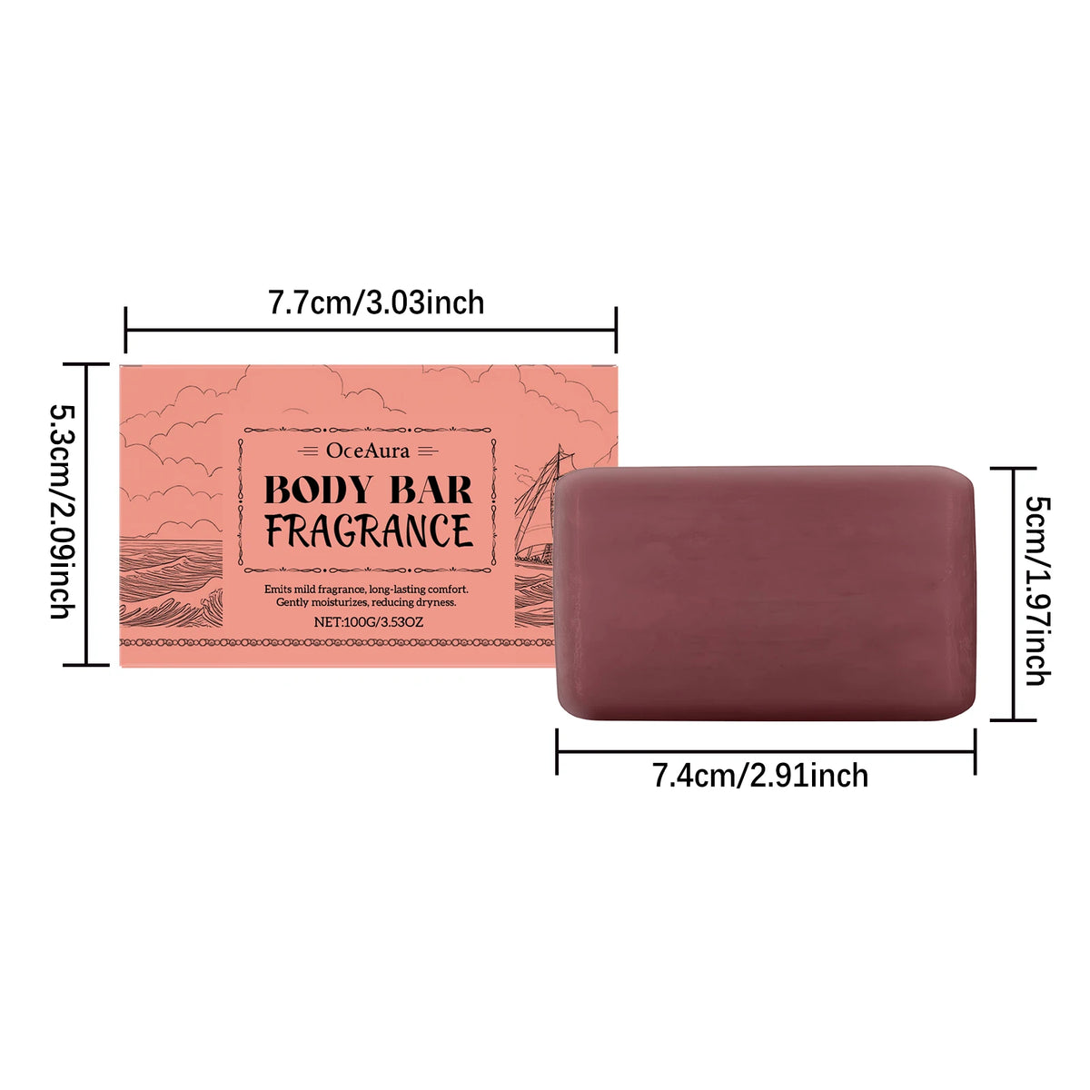Hoygi Sandalwood Bar Soap – Natural Moisturizing Body Cleanser Natural Bar Soap SPOT