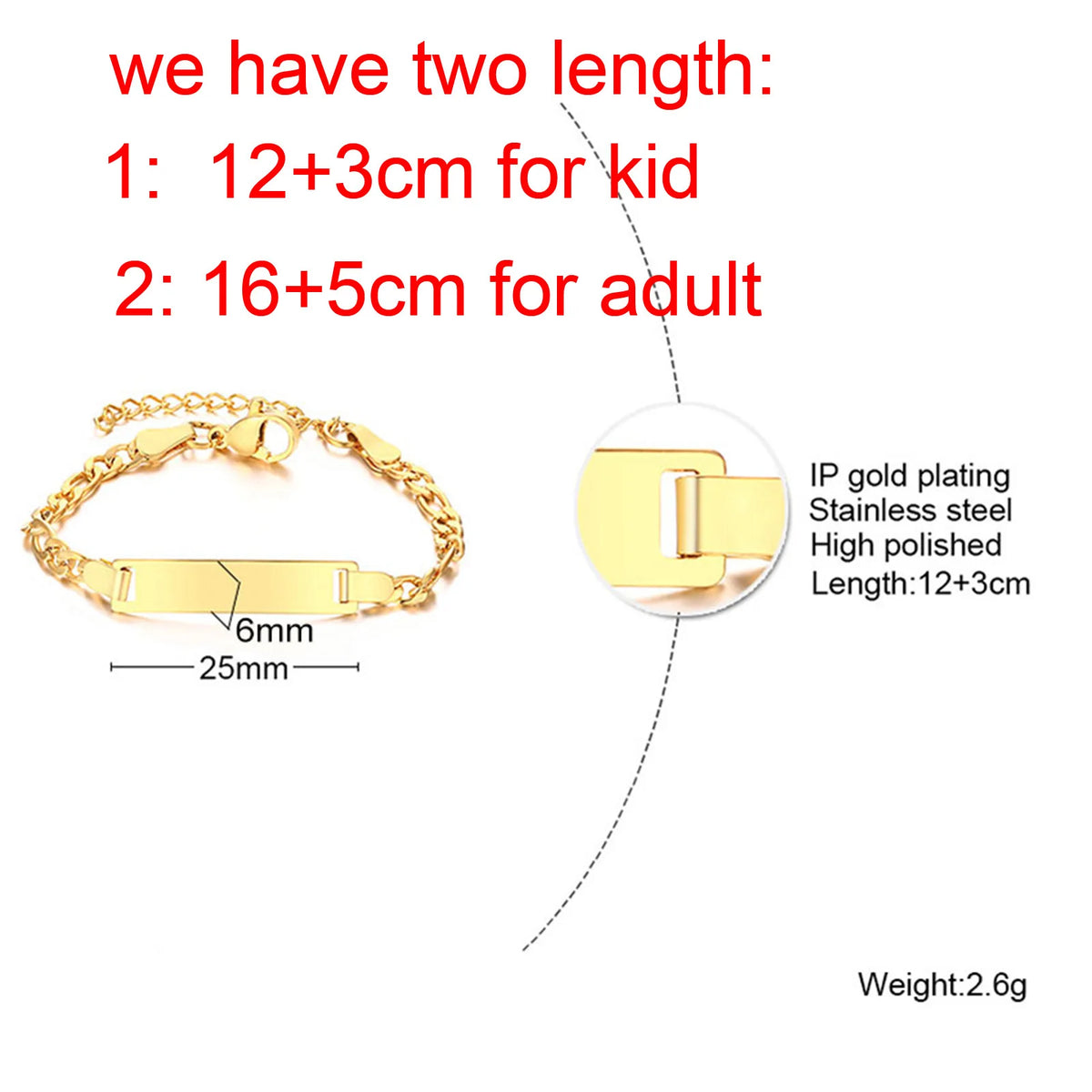 Kids Stainless Steel Adjustable Link Bracelet – Boy & Girl Gift Kids Link Bracelet SPOT