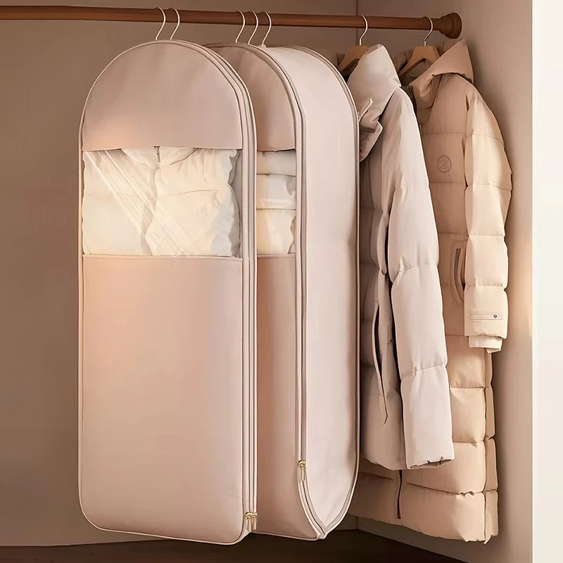 Compression Clothes Storage Bag with Hanger – Space-Saving Clothing Storage Bag SPOT