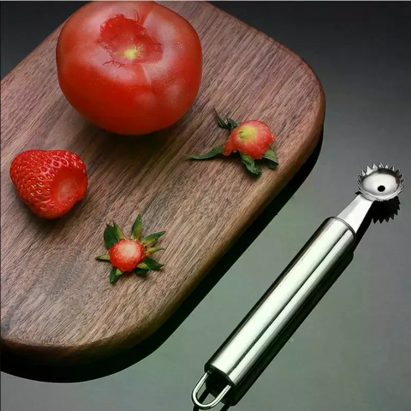 Stainless Steel Tomato & Strawberry Stem Corer Remover Fruit Stem Corer SPOT