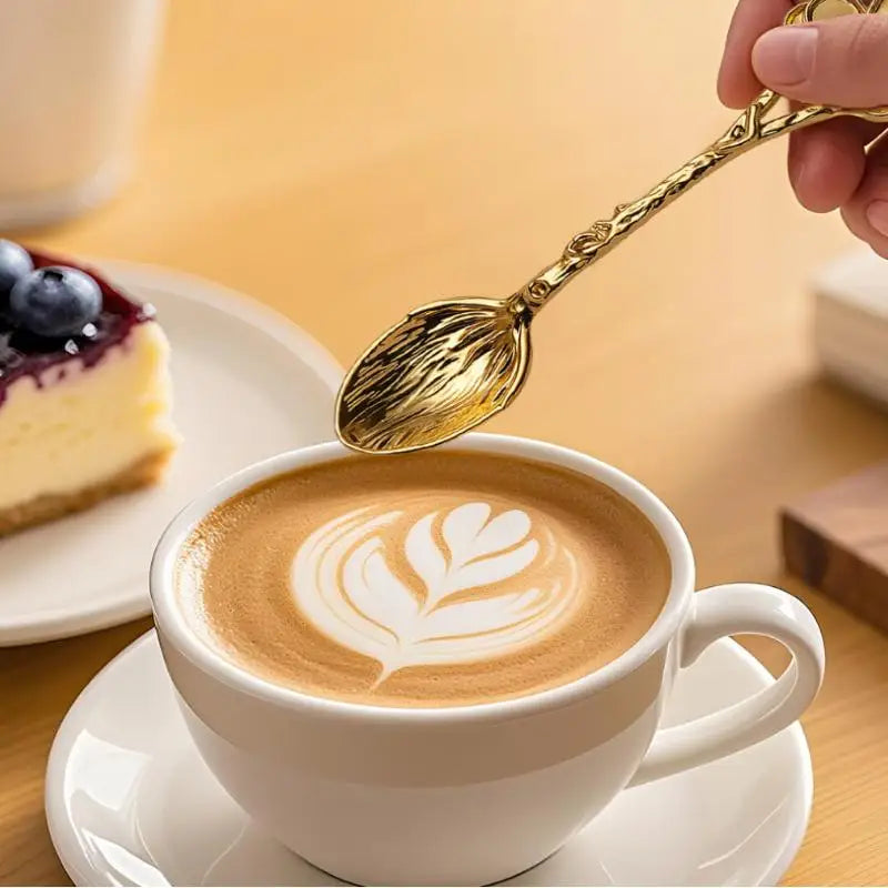 Retro Dragonfly Metal Coffee Spoon – Zinc Alloy Dessert Spoon Decorative Coffee Spoon SPOT
