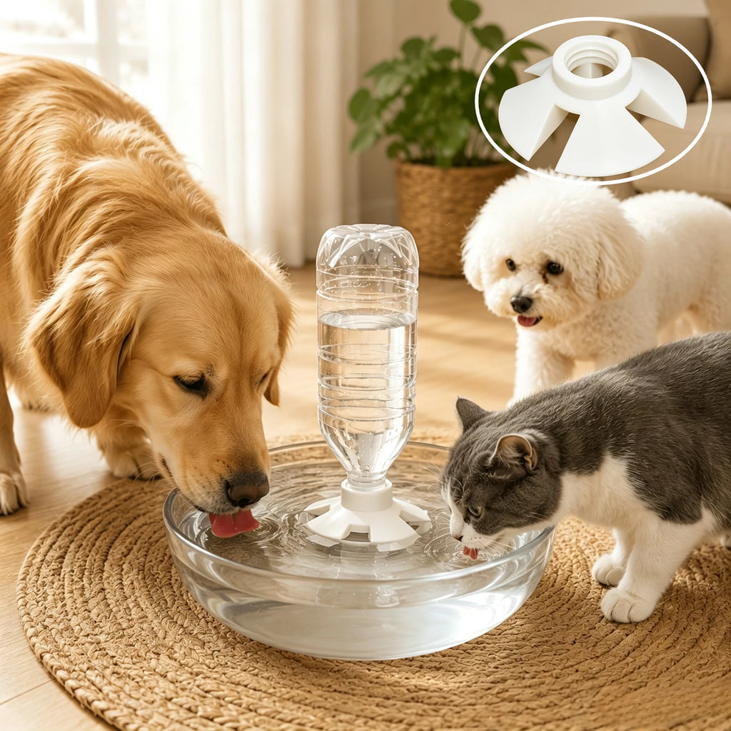 3D Printed Universal Pet Water Dispenser Bottle Adapter Cap Pet Water Adapter SPOT