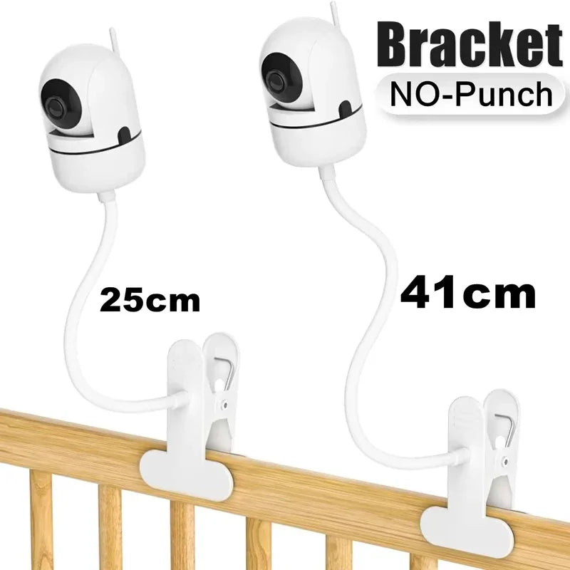 Flexible Clip-On Camera Mount – Baby Monitor & Webcam Stand Camera Clamp Mount SPOT