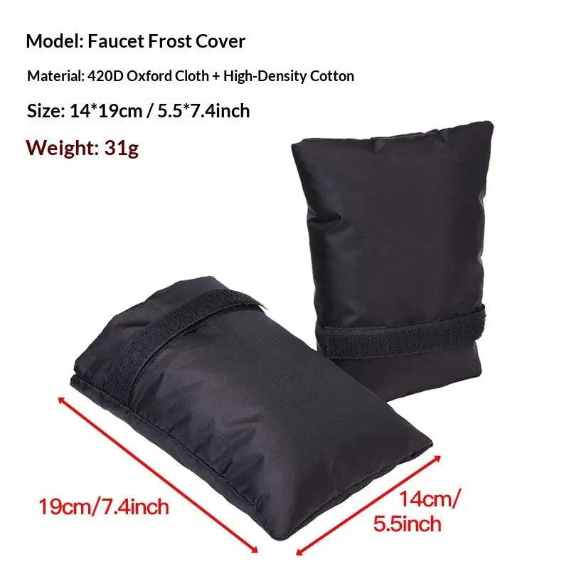 Outdoor Faucet Cover – Waterproof Winter Freeze Protection Faucet Insulation Cover SPOT A1