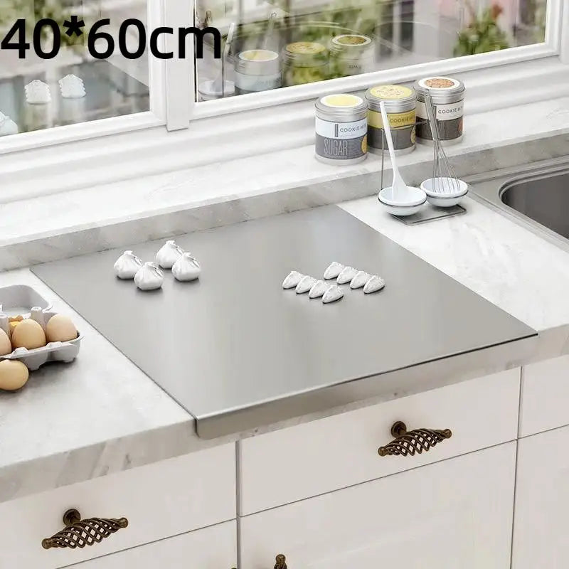 Stainless Steel Cutting Board – Rust-Proof Dough Kneading Mat Stainless Steel Cutting Board SPOT A13