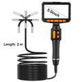 1080P Articulating Borescope – 6mm Inspection Camera 4.3" LCD Articulating Borescope SPOT 5.0 inch screen