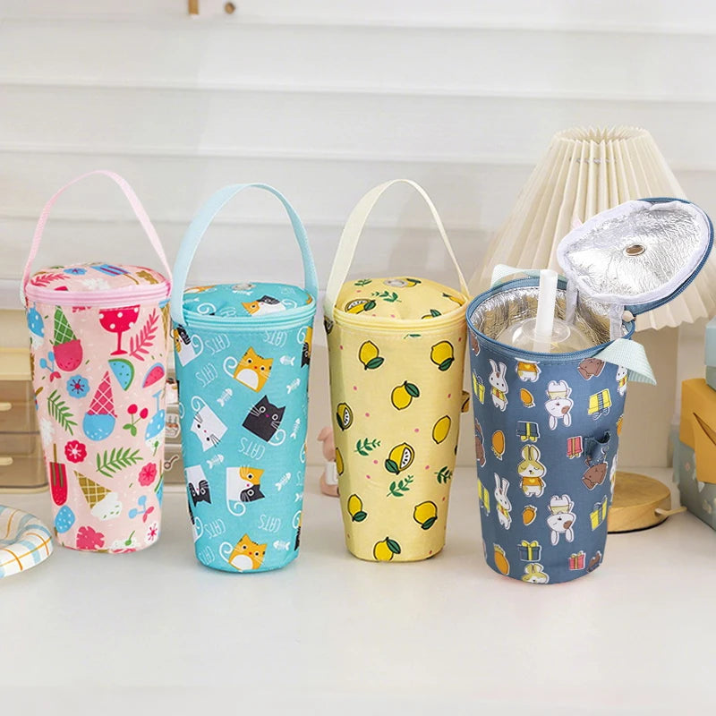Insulated Tumbler Tote Bag – Oxford Cloth Cup Carrier Insulated Cup Tote Bag SPOT