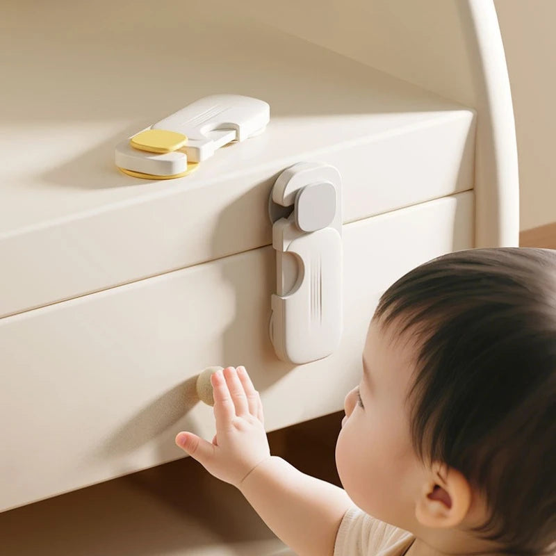 Adhesive Baby Proofing Cabinet Locks 3/5/10-Pack | Child Safety Baby Safety Locks SPOT