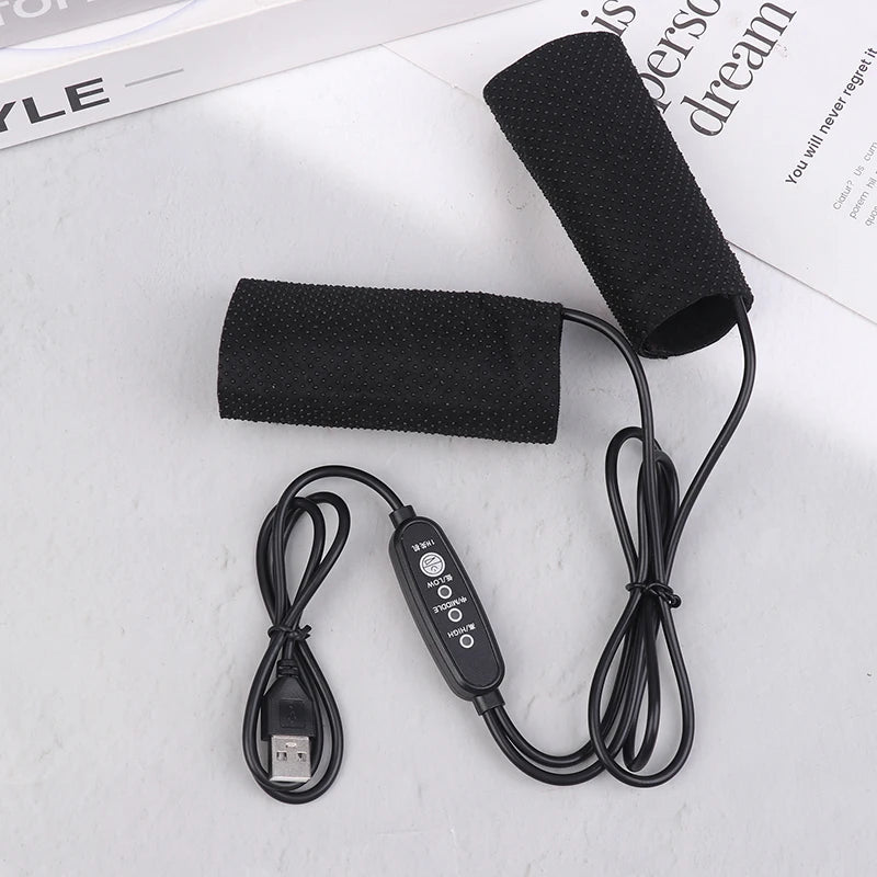 USB Heated Motorcycle Handlebar Covers – 3-Speed Grip Warmer Motorcycle Grip Warmer SPOT