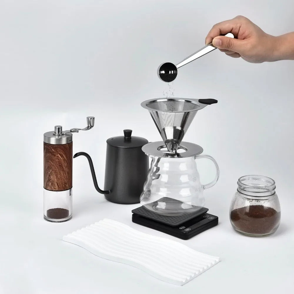 Stainless Steel Pour Over Coffee Dripper | Reusable Filter Pour Over Coffee Dripper SPOT