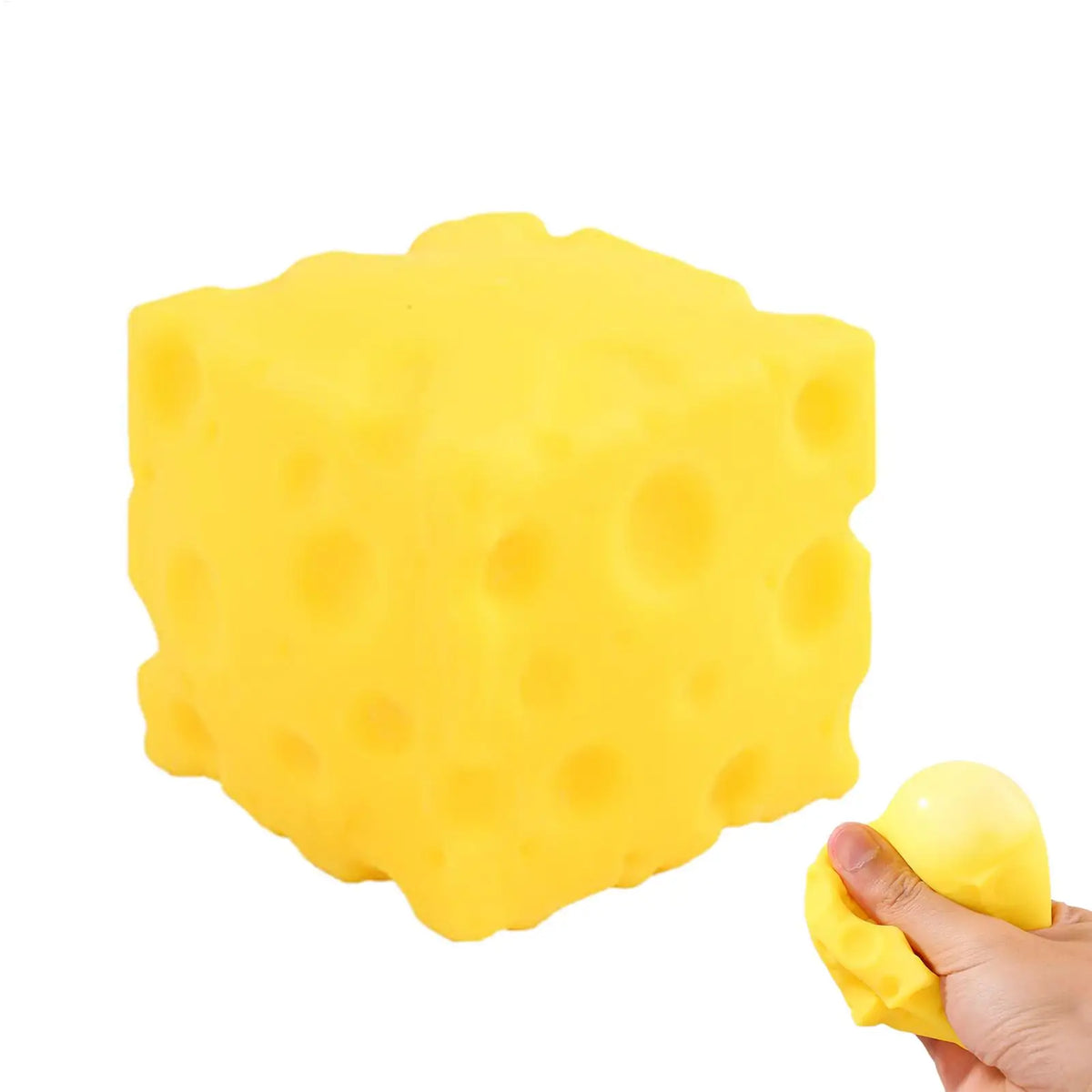Cheese Squishy Fidget Toy – Slow Rebound Silicone Squeeze Squishy Fidget Toy SPOT