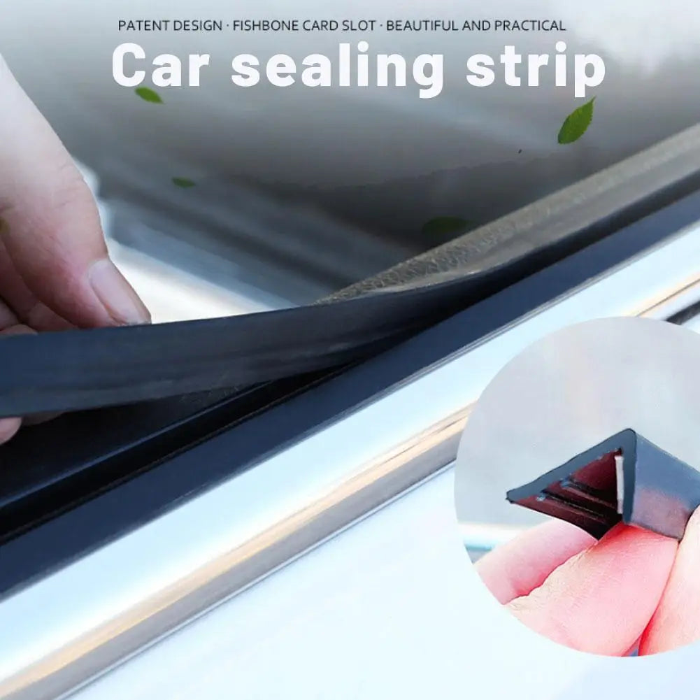 V-Shape Car Window Seal Strip – EPDM Rubber 1/2/4m Car Window Seal Strip SPOT