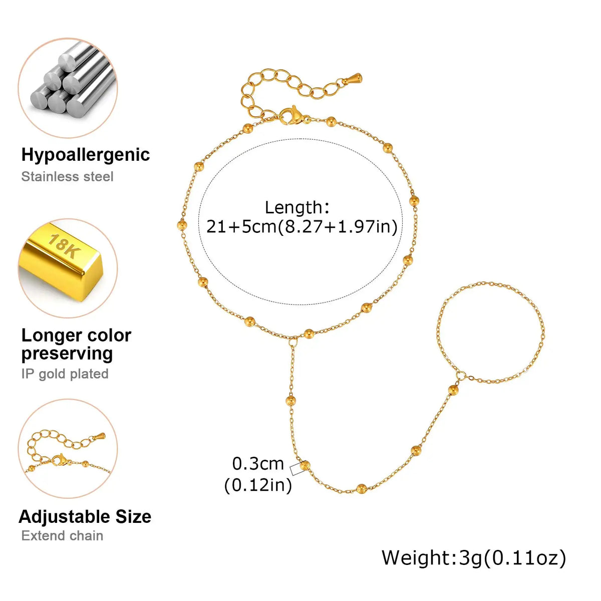 18K Gold Plated Toe Ring Barefoot Sandal Anklet – Women Barefoot Sandal Anklet SPOT