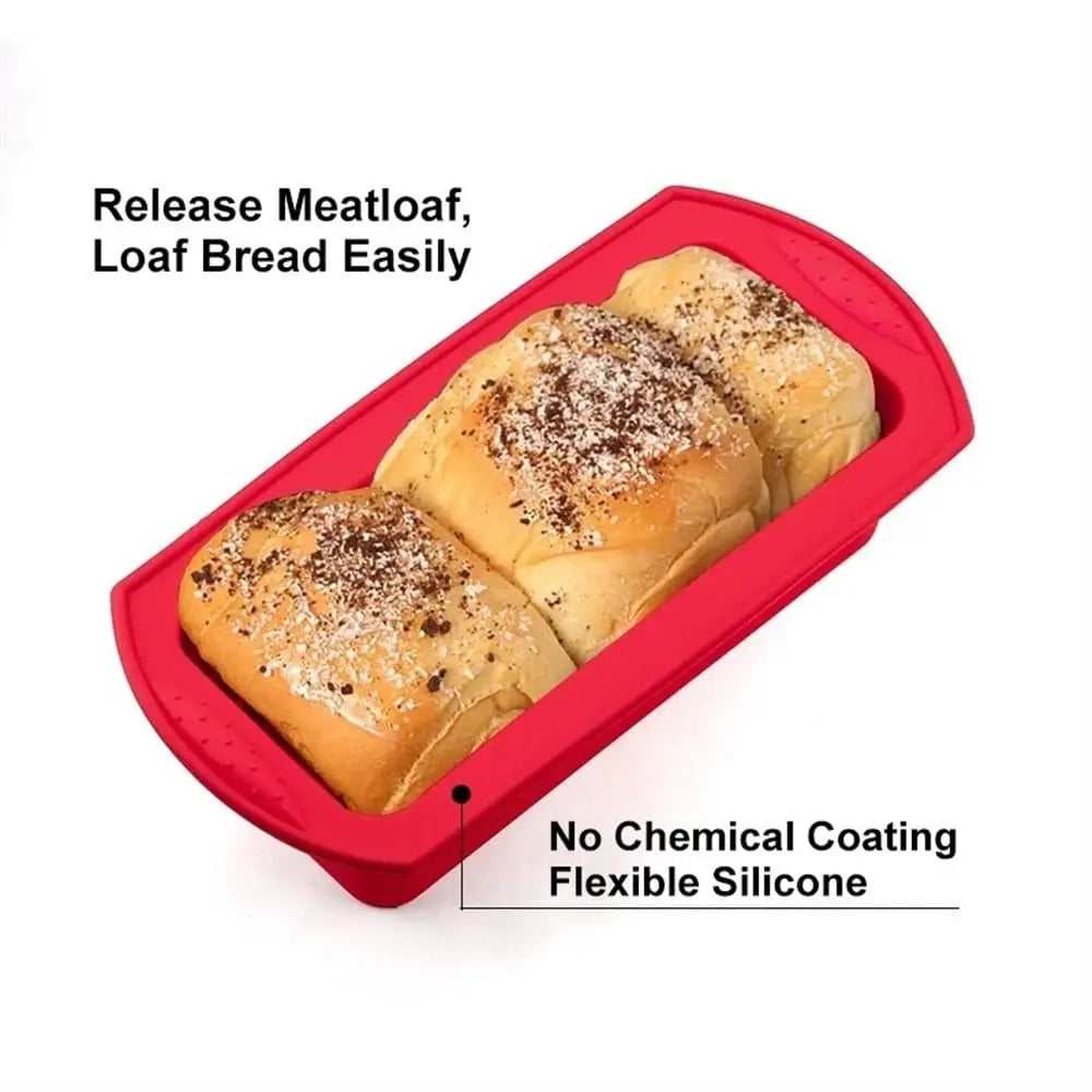 Silicone Loaf & Brownie Baking Pans – Bread, Cake & Cheesecake Silicone Baking Pan SPOT