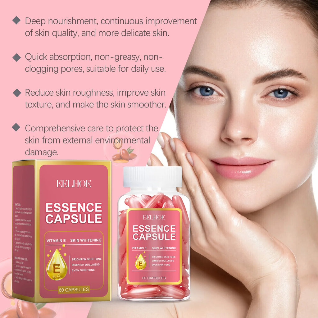 60-Pc Hyaluronic Acid & Niacinamide Brightening Serum Capsules Face Serum Capsules SPOT