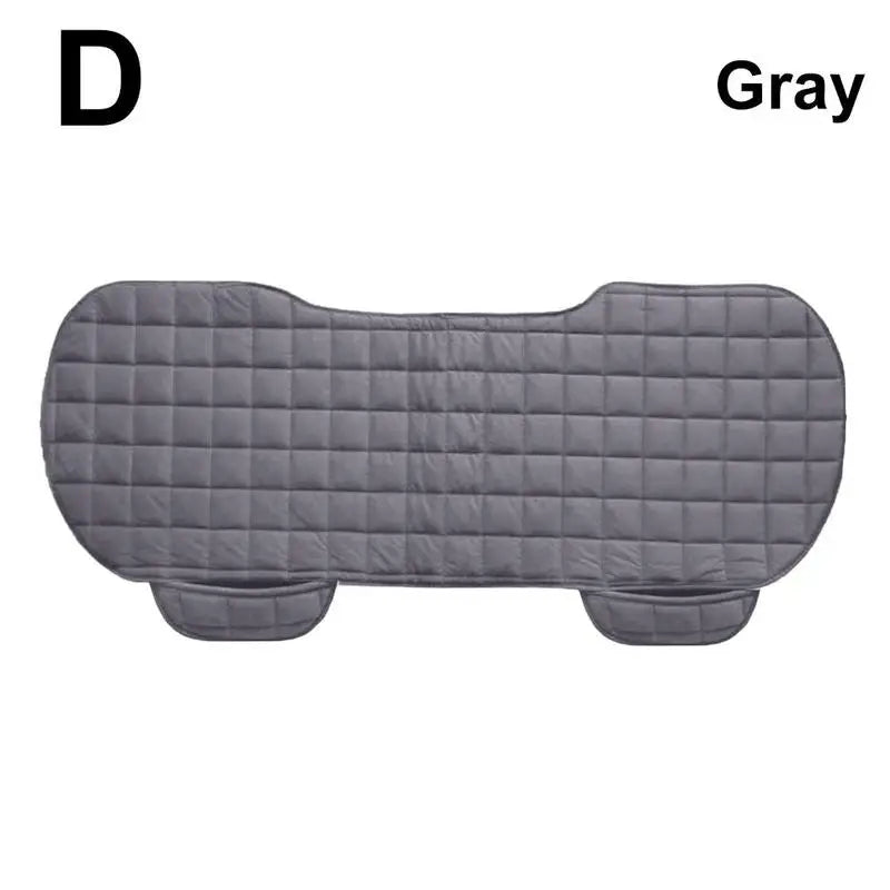 Thickened Velvet Car Rear Seat Cover – Universal Non-Slip Winter Car Seat Cover SPOT Gray