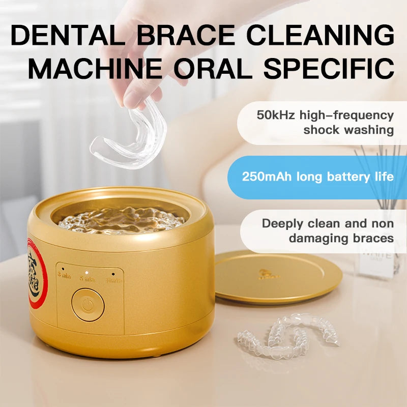 USB Rechargeable Ultrasonic Cleaner – Dentures & Aligners Ultrasonic Dental Cleaner SPOT