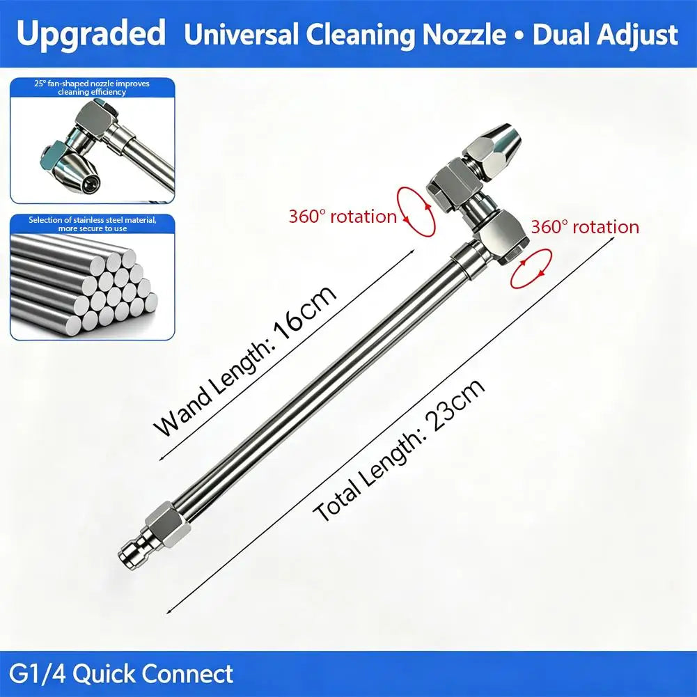 Universal Joint Extension Wand – AC Coil & Car Wash Nozzle Pressure Washer Nozzle SPOT