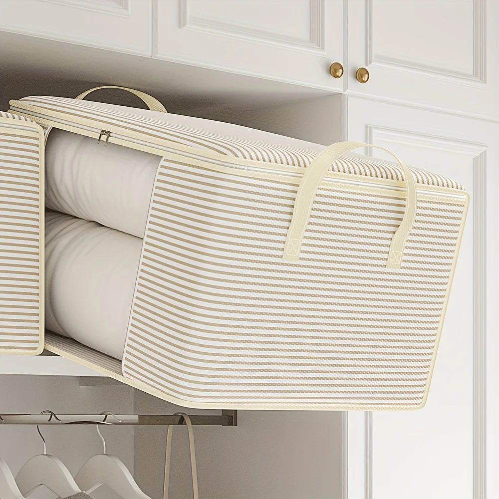 Large Dustproof Foldable Storage Bag – Zipper Clothes Organizer Clothes Storage Bag SPOT