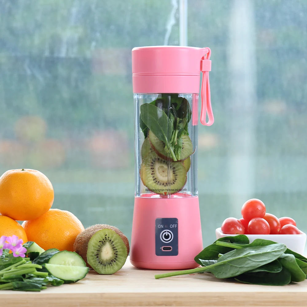 380ml Portable USB Rechargeable Personal Blender | 6-Blade Portable Personal Blender SPOT