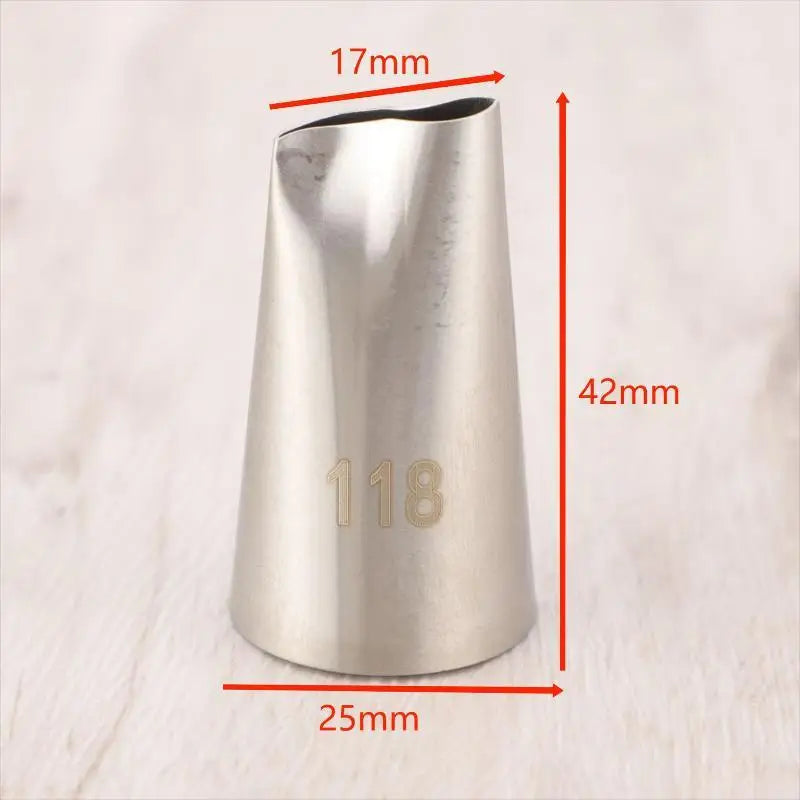 Stainless Steel Icing Piping Tips – Reusable Cake Nozzles Cake Decorating Nozzle SPOT A39